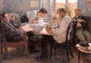 Pasternak, Leonid The Night Before the Examination oil painting